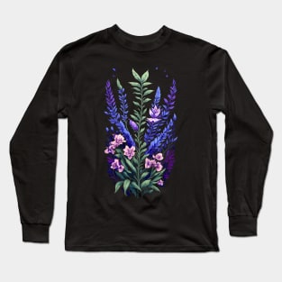 Sage Flowers, Herbs Design Long Sleeve T-Shirt